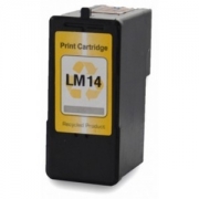 Cartucho de tinta compatible Lexmark N14 negro