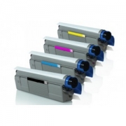 Pack Toner Compatible OKI C610