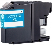 Cartucho de tinta compatible Brother LC-22UC / LC22U cyan