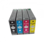 Pack 4 Cartuchos de tinta compatible con Epson T7901/2/3/4 / 79XL