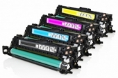 Pack toner HP CE250X/1/2/3A compatible