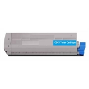 Cartucho de toner compatible Oki C823 / C833 / C843 Cyan 46471103